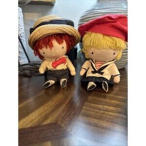 Vtg Pocket Doll Joan Walsh Anglund Sailor Suit & Hat 1967 Sailor Boy 1966 W/ Hat